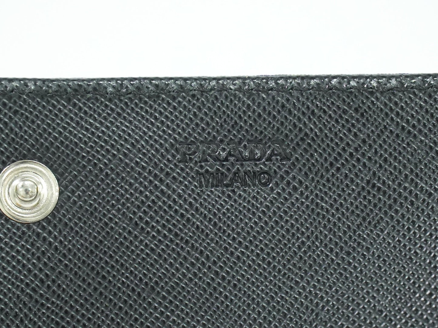 Prada Continental Wallet Tessuto, BLACK, NYLON, Wallets