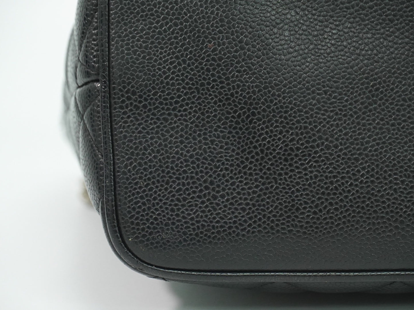 Chanel Medallion Tote Quilted Caviar, BLACK, LEATHER, Tote bag