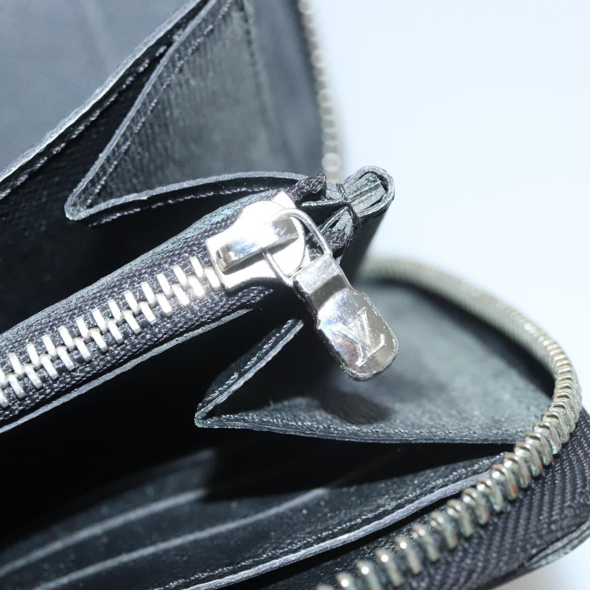 Louis Vuitton Zippy Organizer Epi Leather, BLACK, LEATHER, Wallets