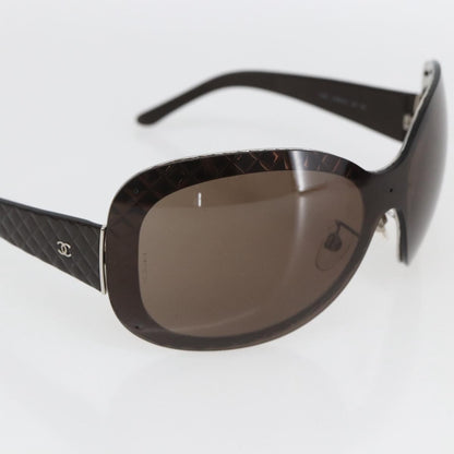 Chanel Logo CC Sunglasses Plastic, Brown, Plastic, Sunglasses