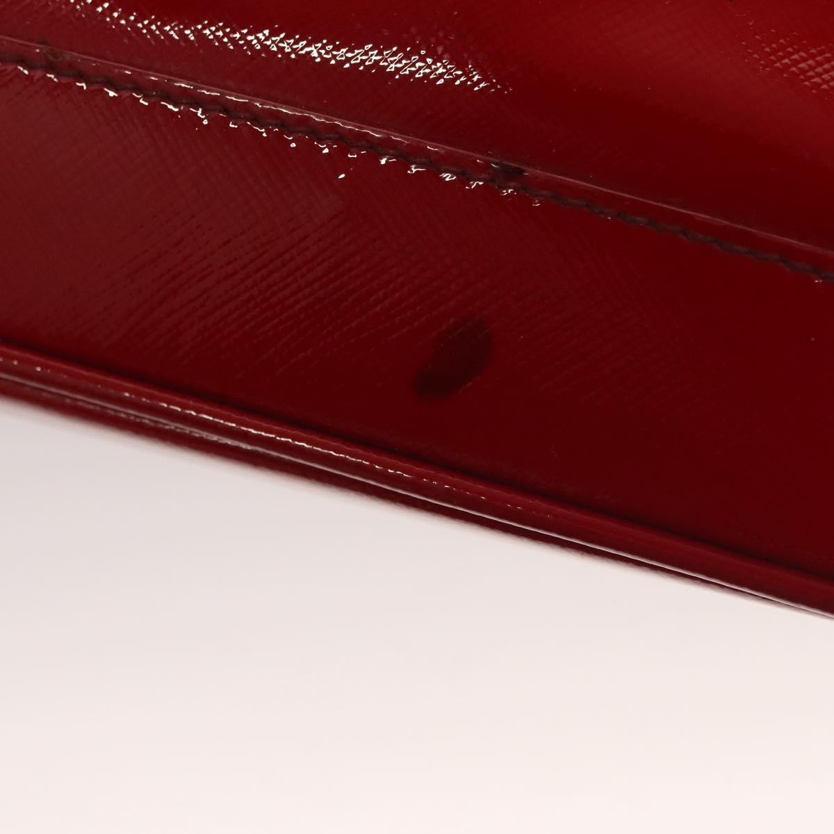 Prada Open Promenade Bag Vernice Saffiano Leather, RED, PATENT_LEATHER, Handbag