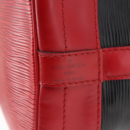 Louis Vuitton Bicolor Noe Handbag Epi Leather, BLACK, LEATHER, Handbag