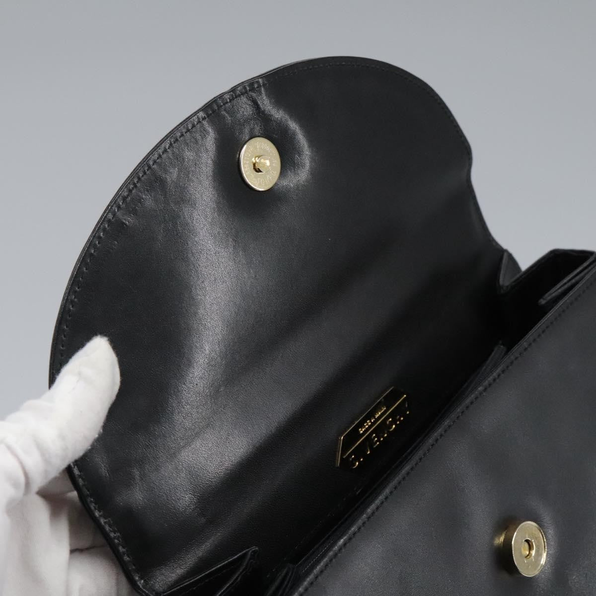 Givenchy Vintage 4G handbag Leather, BLACK, LEATHER, Handbag