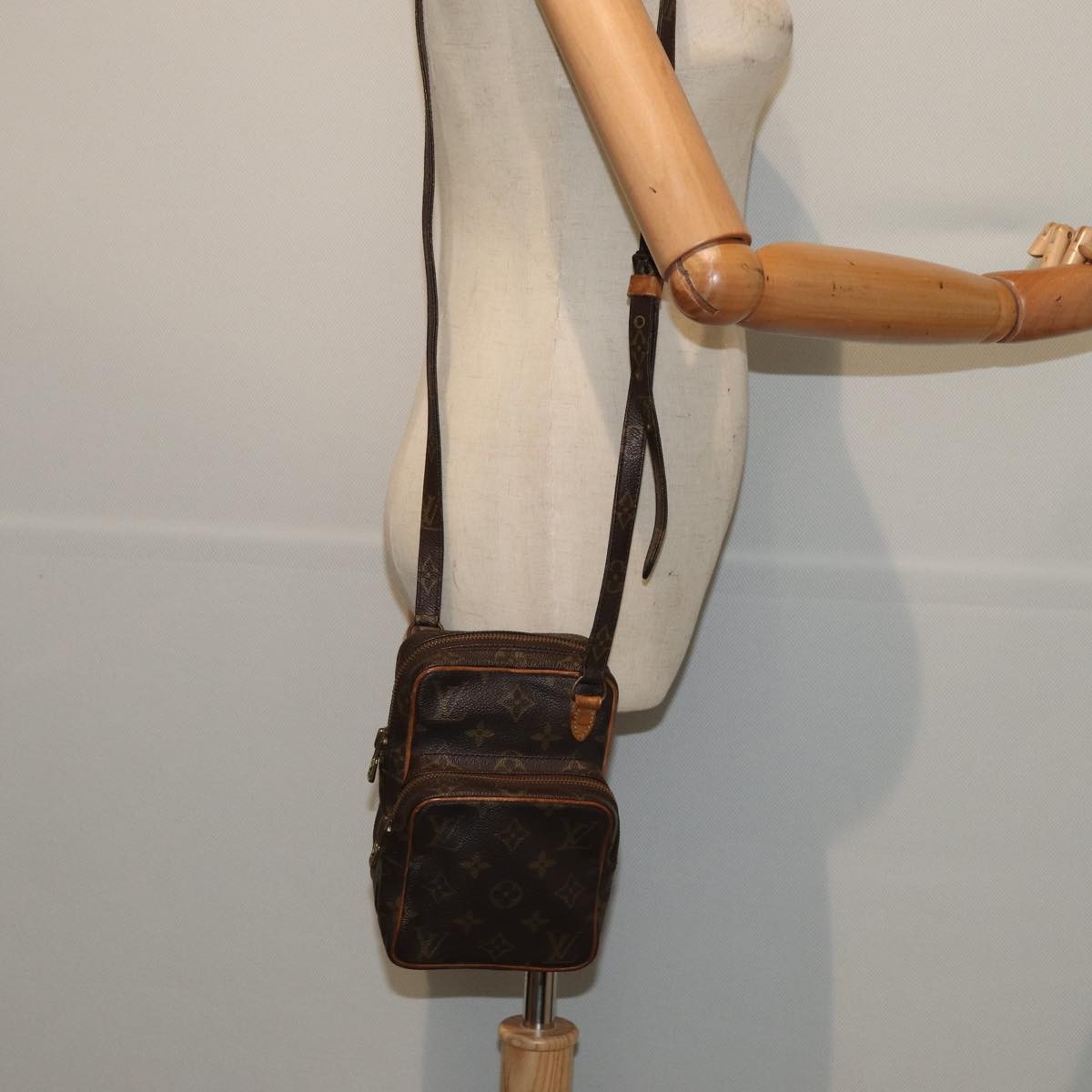Louis Vuitton Amazone Bag Monogram Canvas, BROWN, CANVAS, Crossbody bag