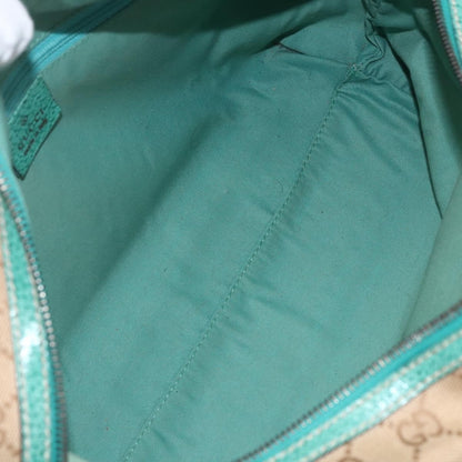 Gucci Vintage Zip Boston Bag GG Canvas, BEIGE, CANVAS, Handbag