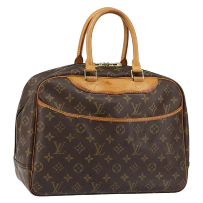 Louis Vuitton Deauville Handbag Monogram Canvas, BROWN, CANVAS, Handbag