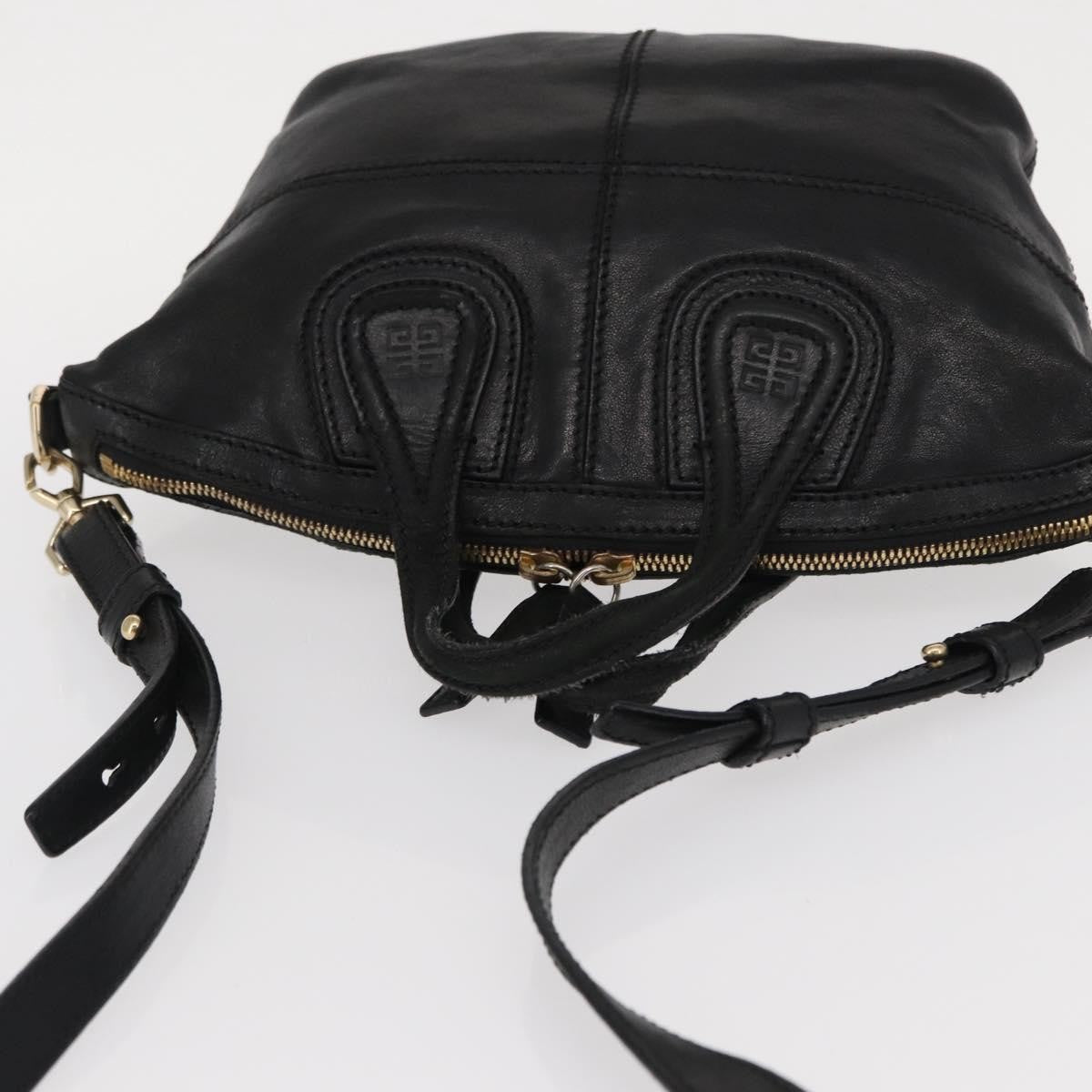 Givenchy Nightingale Satchel Leather, BLACK, LEATHER, Handbag