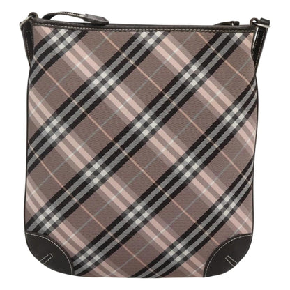 Burberry Nova Check Blue Label Canvas, PINK, CANVAS, Shoulder bag