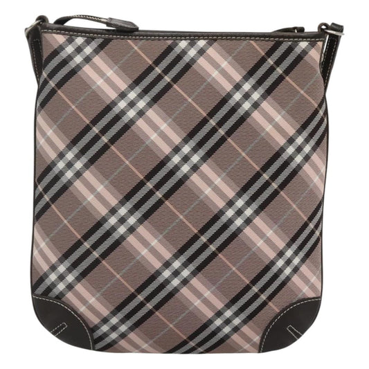 Burberry Nova Check Blue Label Canvas, PINK, CANVAS, Shoulder bag