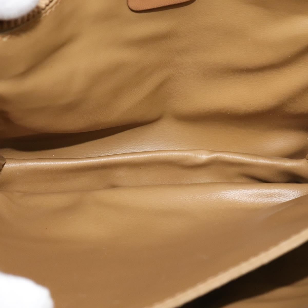 Celine Macadam Shoulder Bag PVC Leather, BEIGE, CANVAS, Shoulder bag