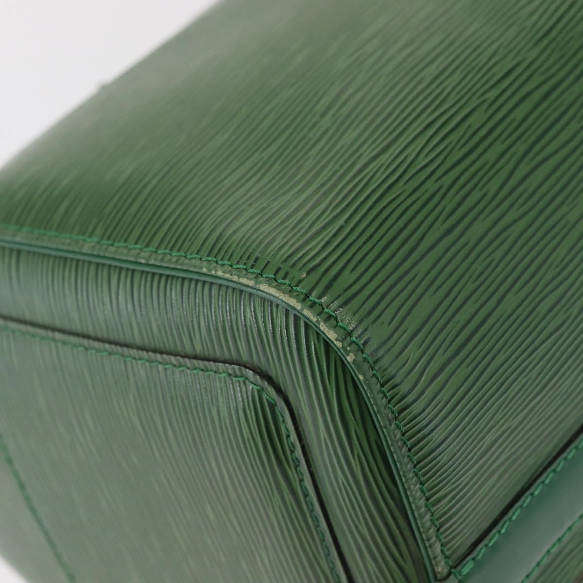 Louis Vuitton Speedy Handbag Epi Leather, GREEN, LEATHER, Handbag