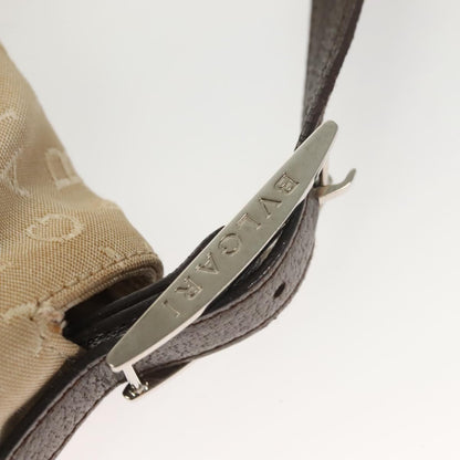 Bvlgari B.Zero1 Logomania Bag Canvas with Leather, BEIGE, CANVAS, Shoulder bag