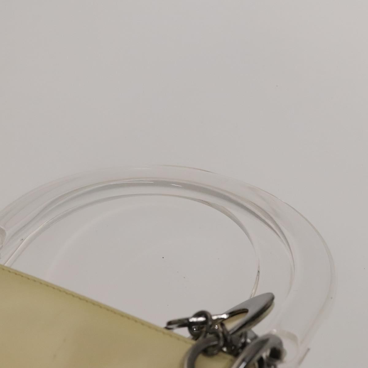 Christian Dior Vintage Lady Dior Patent Patent leather, BEIGE, PATENT_LEATHER, Handbag