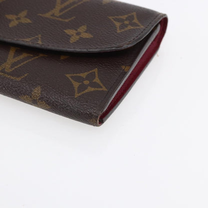 Louis Vuitton Emilie Wallet Monogram Canvas, BROWN, CANVAS, Wallets