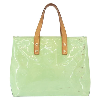 Louis Vuitton Reade Handbag Monogram Vernis, GREEN, PATENT_LEATHER, Tote bag