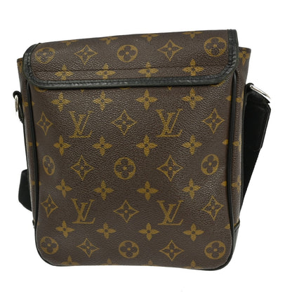 Louis Vuitton Bass Messenger Bag Macassar Monogram Canvas, BROWN, CANVAS, Shoulder bag