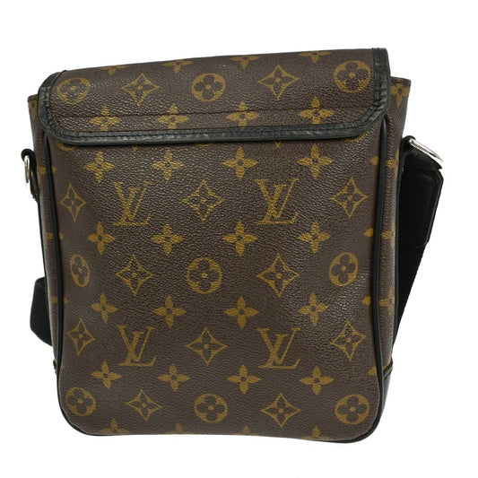 Louis Vuitton Bass Messenger Bag Macassar Monogram Canvas, BROWN, CANVAS, Shoulder bag