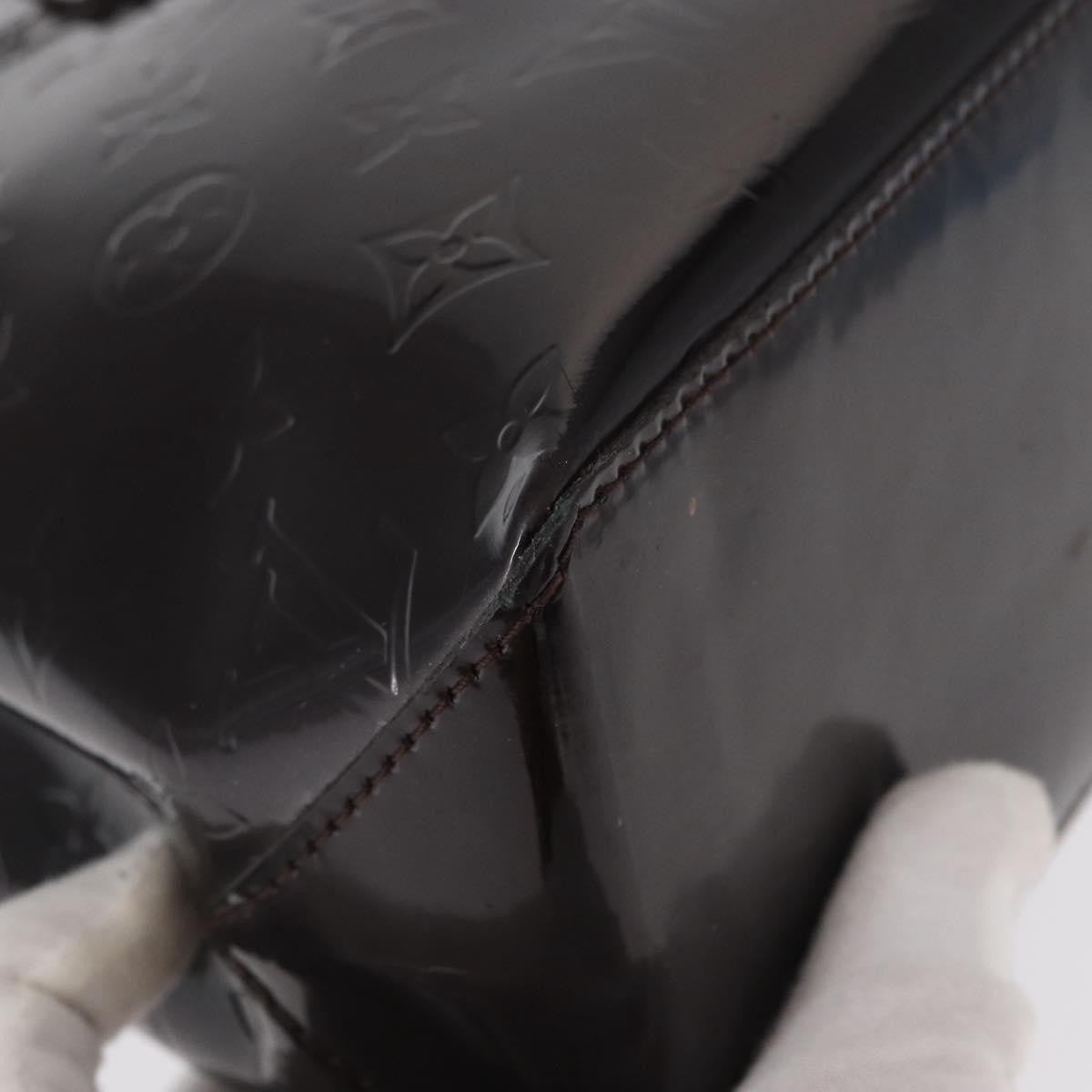 Louis Vuitton Wilshire Handbag Monogram Vernis, BURGUNDY, PATENT_LEATHER, Handbag