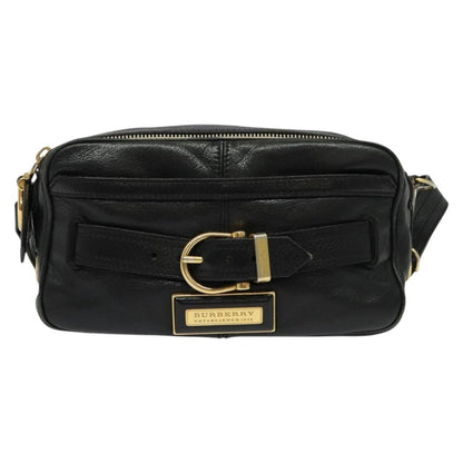 Burberry Shoulder Bag Leather, BLACK, LEATHER, Shoulder bag
