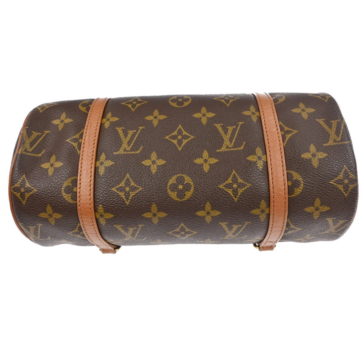 Louis Vuitton Papillon Handbag Monogram Canvas, Brown, Canvas, Handbag