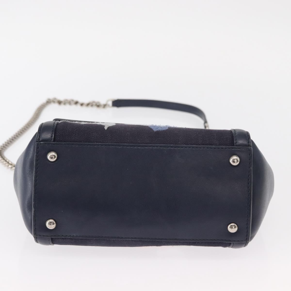 Salvatore Ferragamo Vala Handbag Leather, NAVY, DENIM_JEANS, Handbag