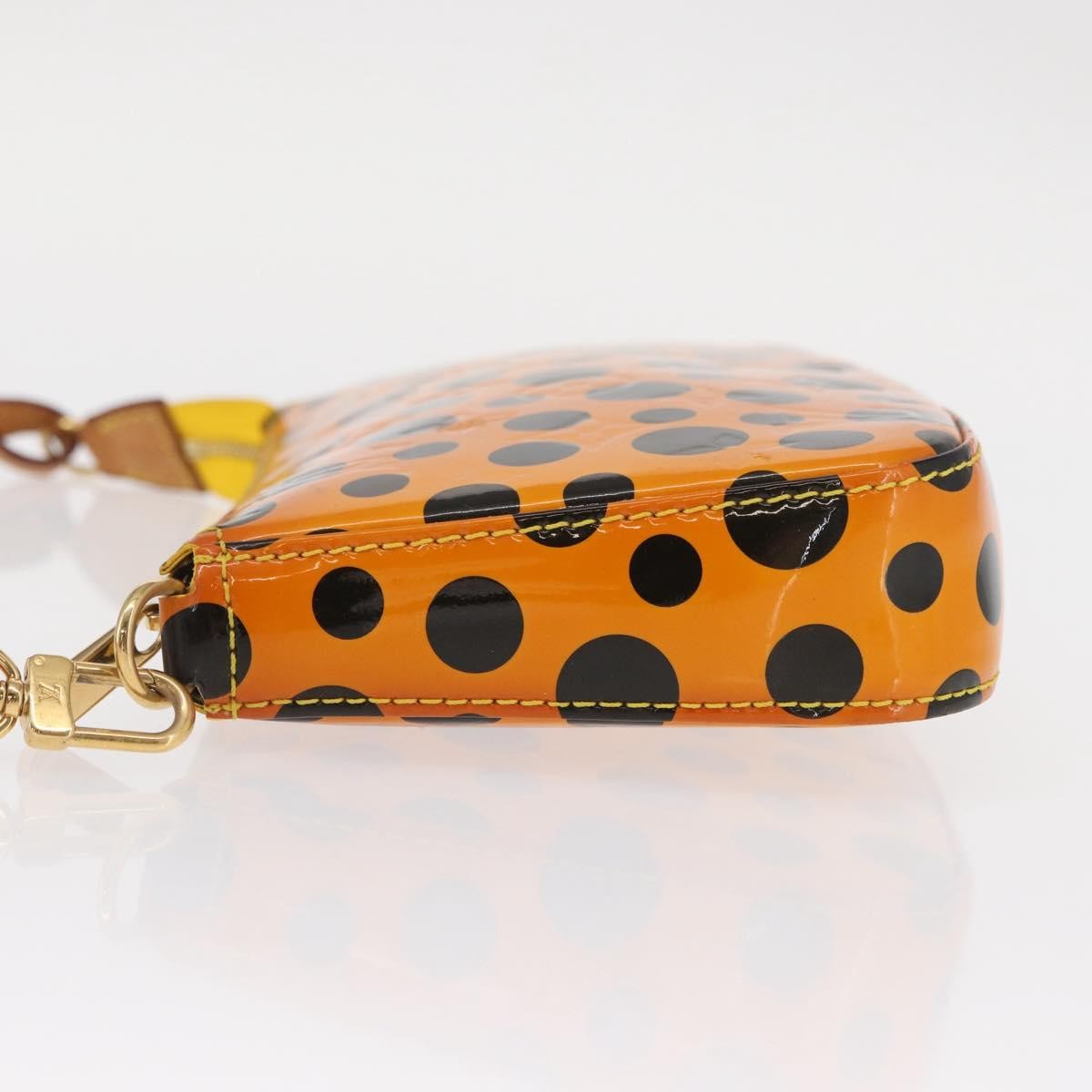 Louis Vuitton Pochette Accessoires NM Kusama Infinity Dots Monogram Vernis, YELLOW, PATENT_LEATHER, Clutche & pouche