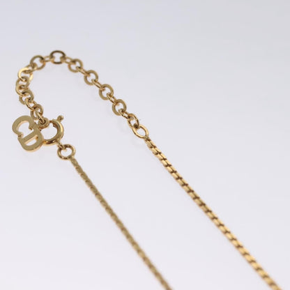 Christian Dior CD Pendant Necklace Metal, GOLD, METAL, Necklace