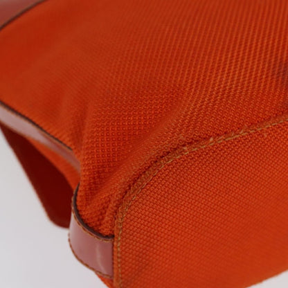 Celine Shoulder Bag Canvas, ORANGE, CANVAS, Shoulder bag