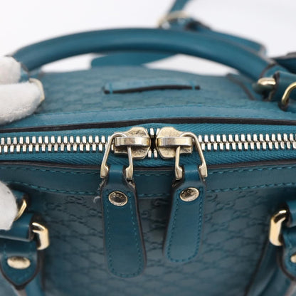 Gucci Convertible Dome Satchel Guccissima Leather, TURQUOISE, LEATHER, Handbag