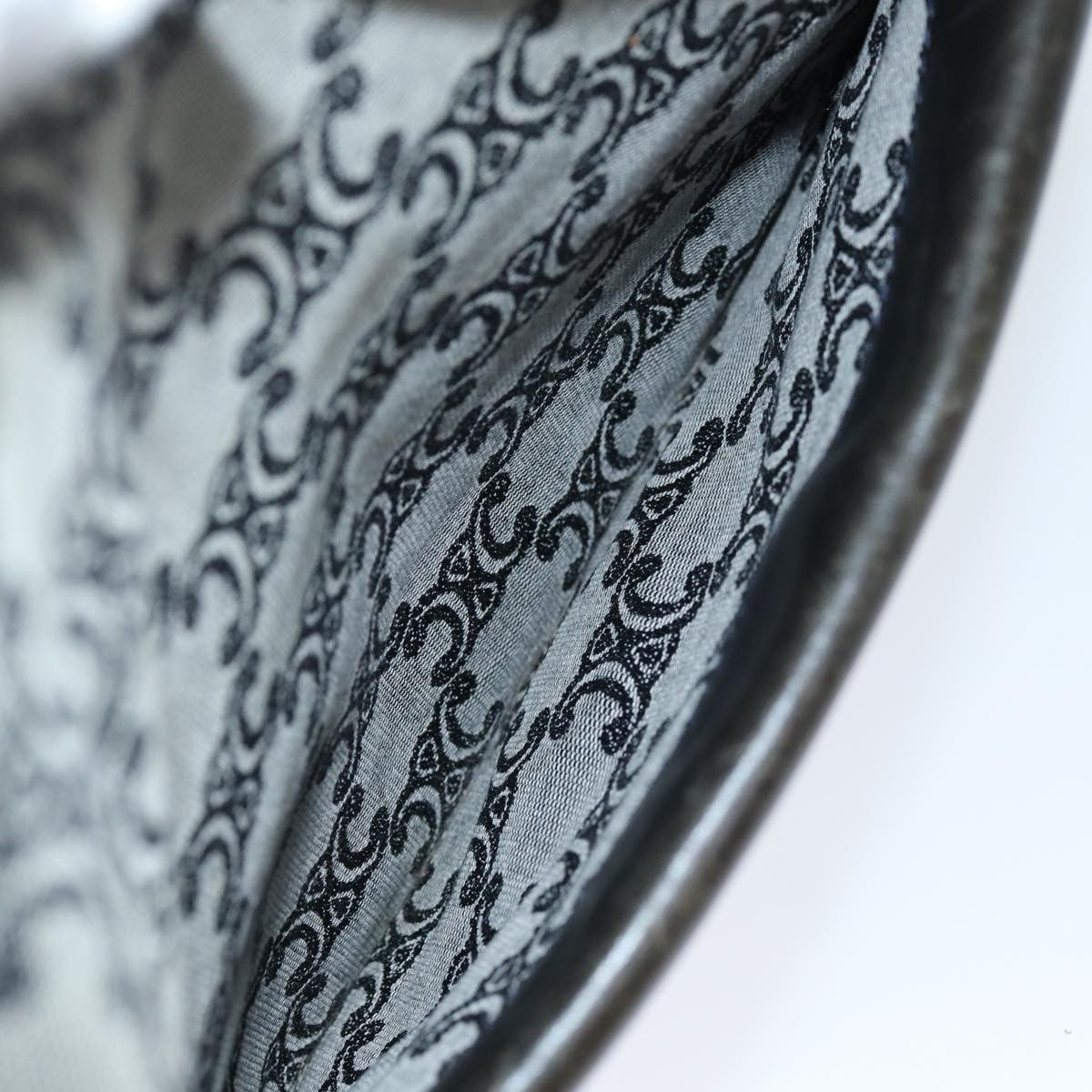 Celine Vintage Triomphe Shoulder Bag Canvas, GRAY, CANVAS, Shoulder bag