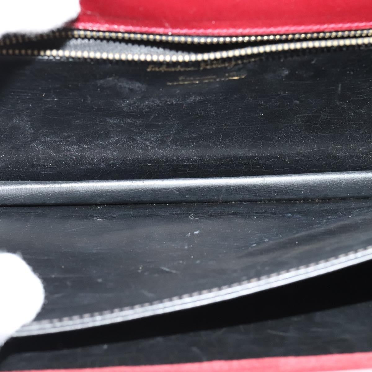 Salvatore Ferragamo Flap Shoulder Bag Suede, BURGUNDY, SUEDE, Shoulder bag