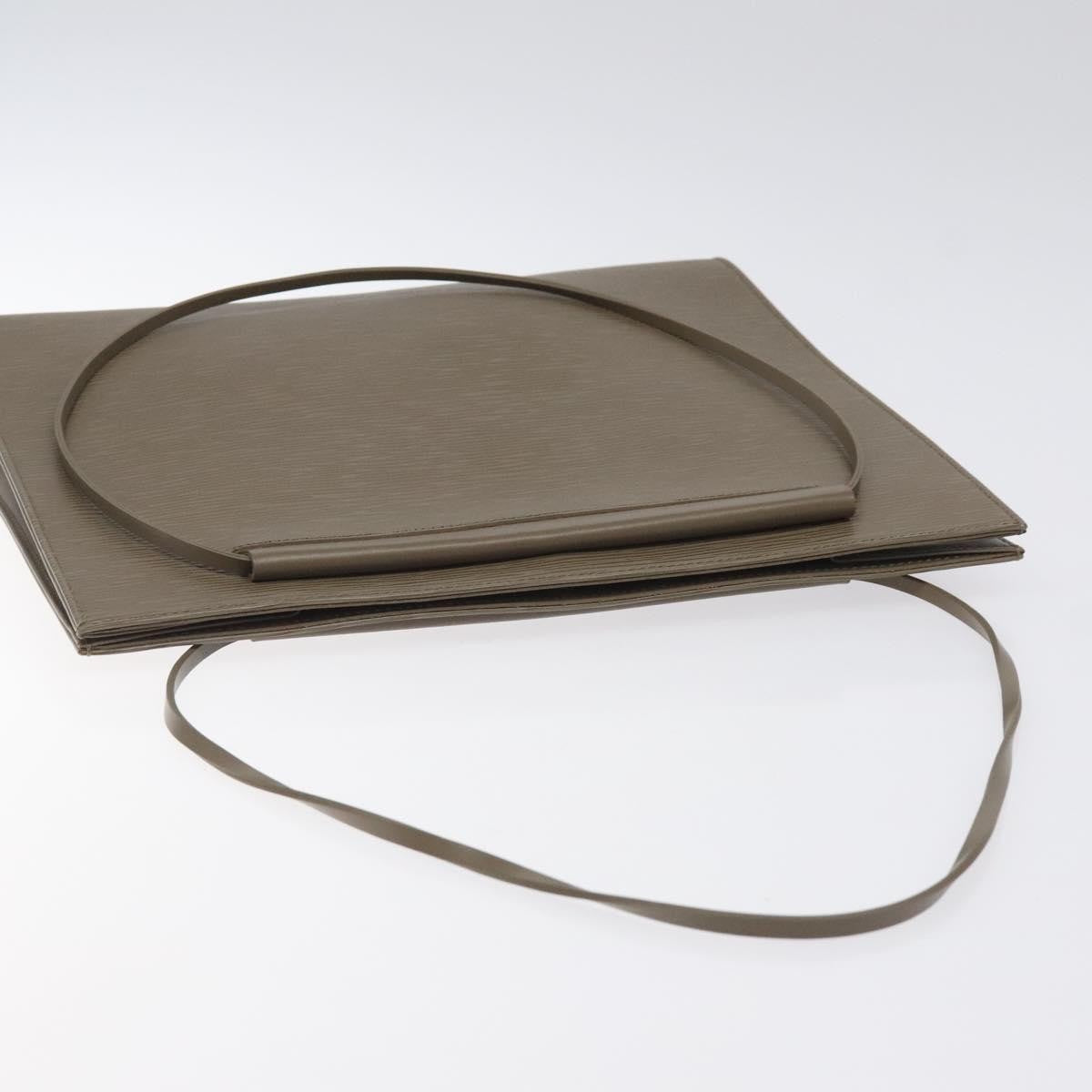 Louis Vuitton Saint Tropez Handbag Epi Leather, GRAY, LEATHER, Shoulder bag