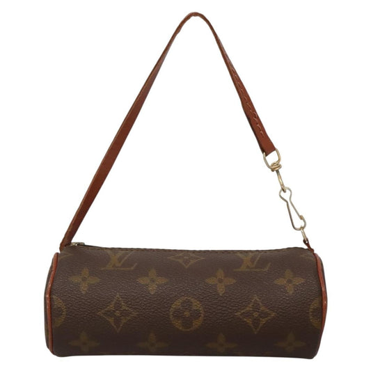 Louis Vuitton Papillon Pochette Monogram Canvas, BROWN, CANVAS, Clutche & pouche