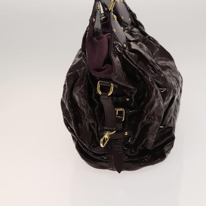 Louis Vuitton Surya Tote bag Mahina Patent Leather, PURPLE, CANVAS, Tote bag