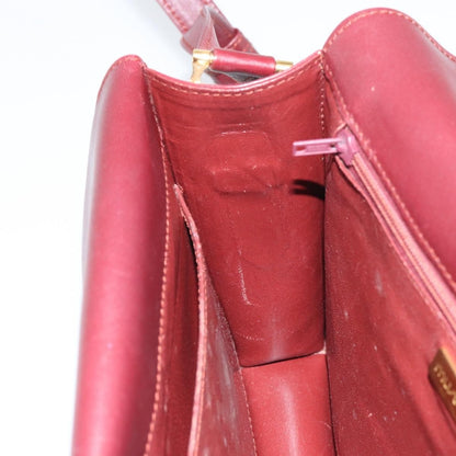 cartier Must de Cartier Shoulder Bag Leather, BURGUNDY, LEATHER, Shoulder bag