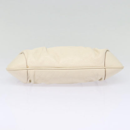 Salvatore Ferragamo Marisa Satchel Leather, WHITE, LEATHER, Handbag