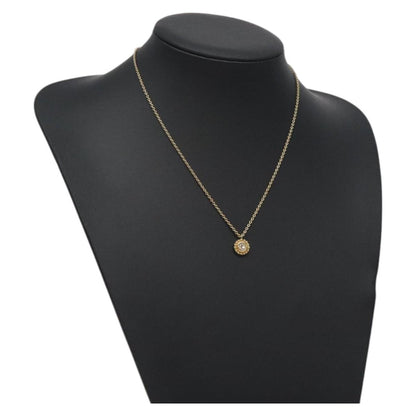 Christian Dior CD Pendant Necklace Gold-plated, GOLD, METAL, Necklace