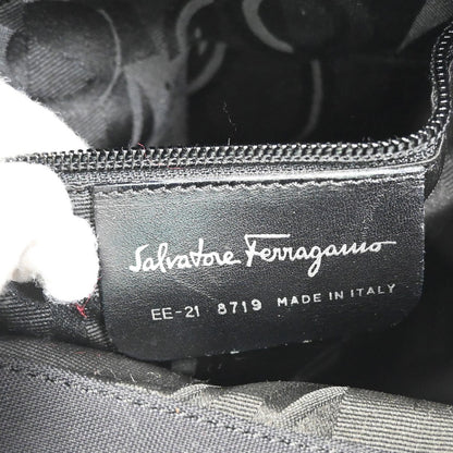 Salvatore Ferragamo Vara shoulder Bag Nylon, Black, Nylon, Shoulder Bag