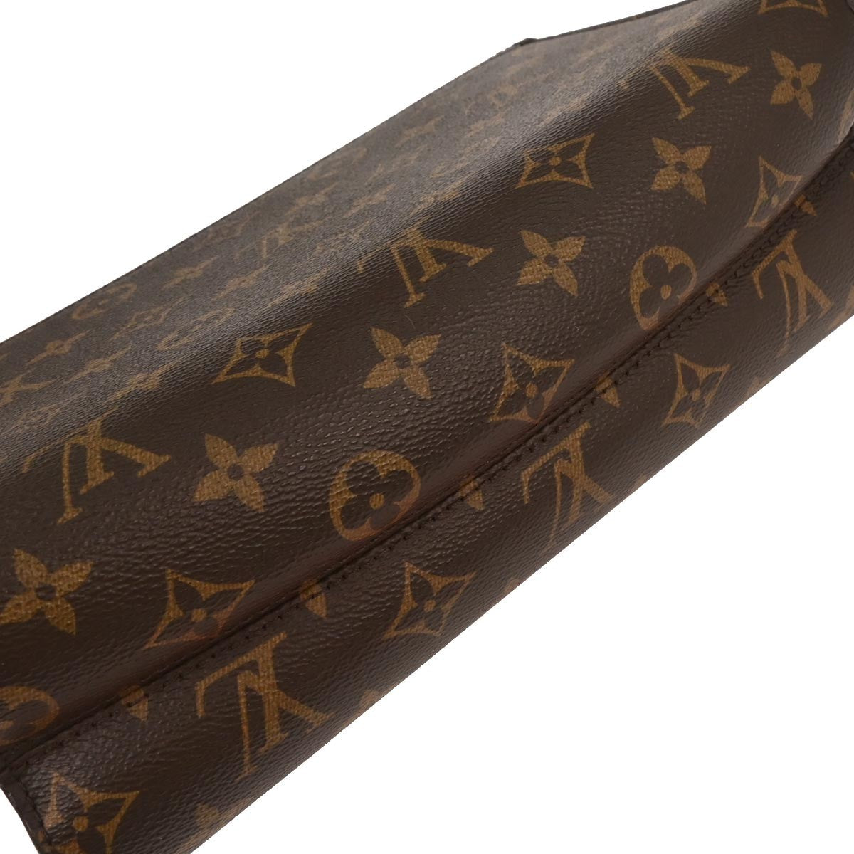 Louis Vuitton Victoire Handbag Monogram Canvas and Leather, BROWN, CANVAS, Shoulder bag