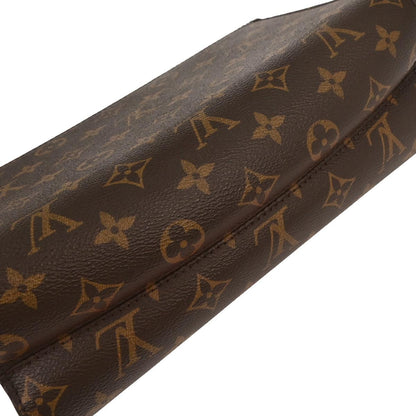 Louis Vuitton Victoire Handbag Monogram Canvas and Leather, BROWN, CANVAS, Shoulder bag