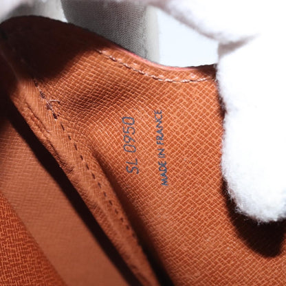 Louis Vuitton Cartouchiere Handbag Monogram Canvas, BROWN, CANVAS, Shoulder bag