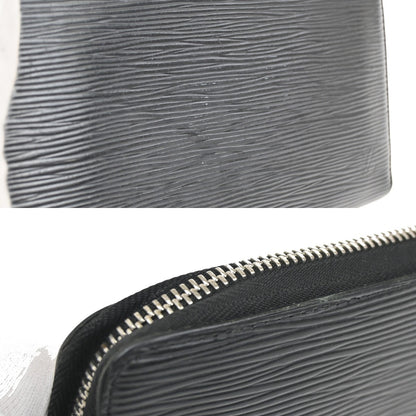 Louis Vuitton Zippy Organizer Epi Leather, BLACK, LEATHER, Wallets
