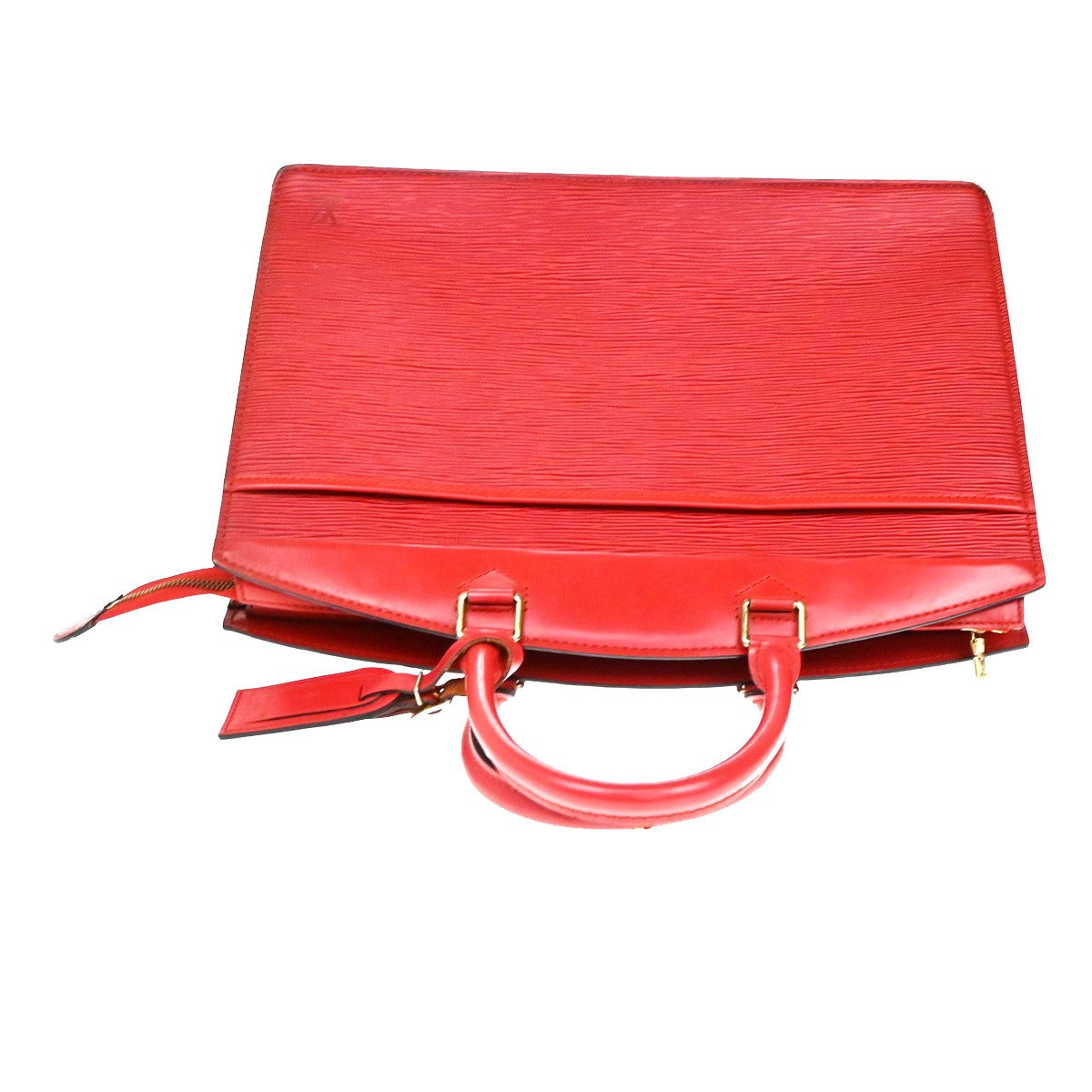 Louis Vuitton Riviera Handbag Epi Leather, RED, LEATHER, Handbag