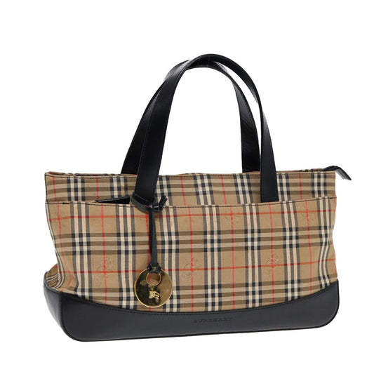 Burberry Nova Check Handbag Nova Check Canvas, BEIGE, CANVAS, Handbag