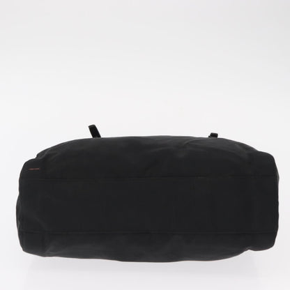 Prada Vintage Chain Shoulder Bag Tessuto, BLACK, NYLON, Shoulder bag