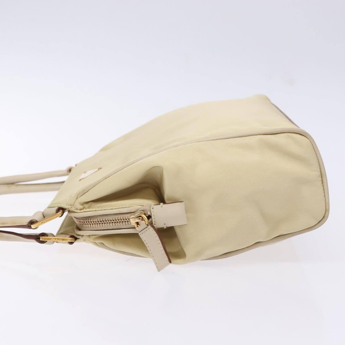 Prada Vintage Handbag Tessuto, BEIGE, NYLON, Handbag