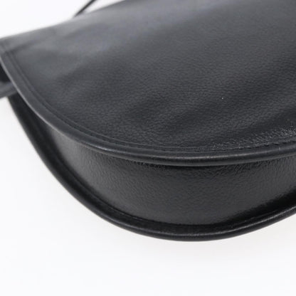 Saint Laurent Vintage Shoulder Bag Leather, BLACK, LEATHER, Shoulder bag