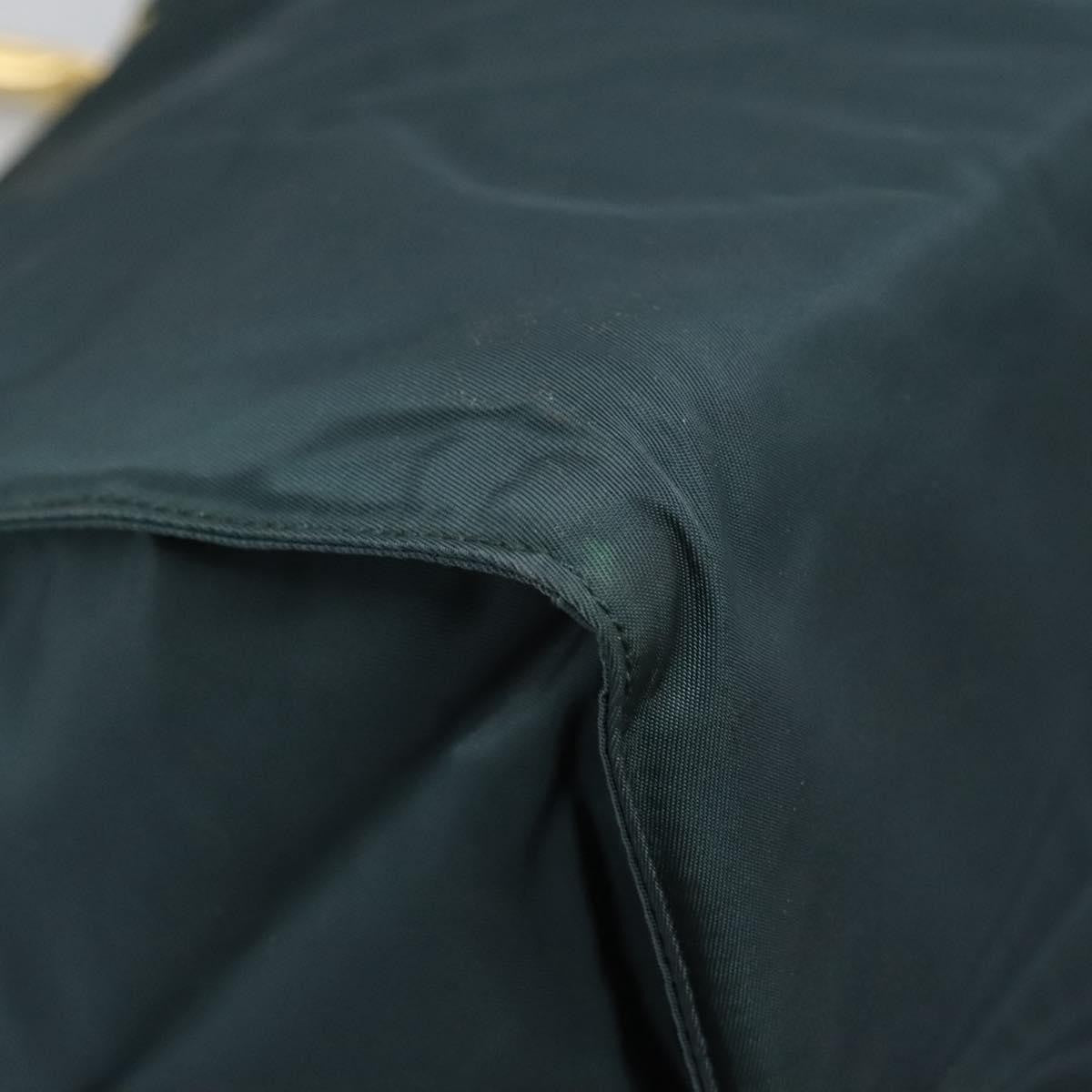 Prada Metal Handles Tote Tessuto, KHAKI, NYLON, Tote bag