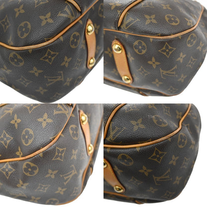 Louis Vuitton Galliera Handbag Monogram Canvas, BROWN, CANVAS, Shoulder bag