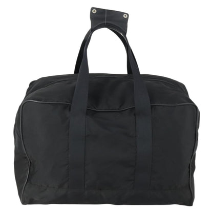 Prada Weekend Duffle Bag Tessuto, BLACK, NYLON, Travel bag